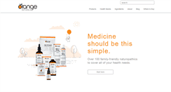 Desktop Screenshot of orangenaturals.com